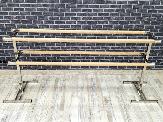 Верстат переносний двосторонній 4 поручня нержавіючий