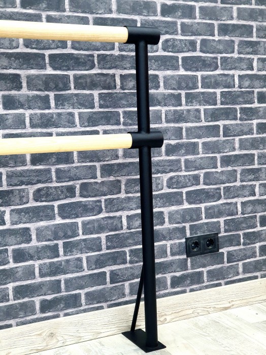 Кріплення в підлогу два ряди порошок чорний