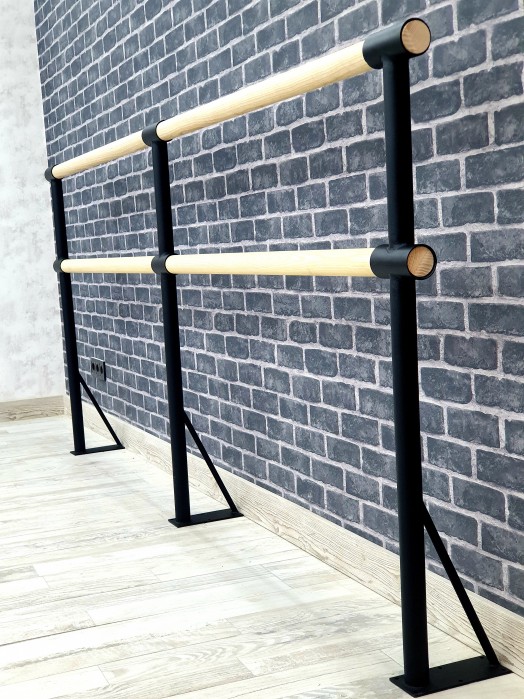 Кріплення в підлогу два ряди порошок чорний