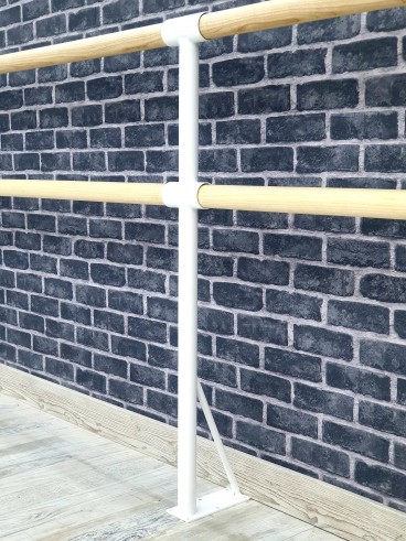 Кріплення в підлогу два ряди порошок білий