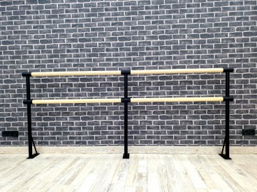 Кріплення в підлогу два ряди порошок чорний